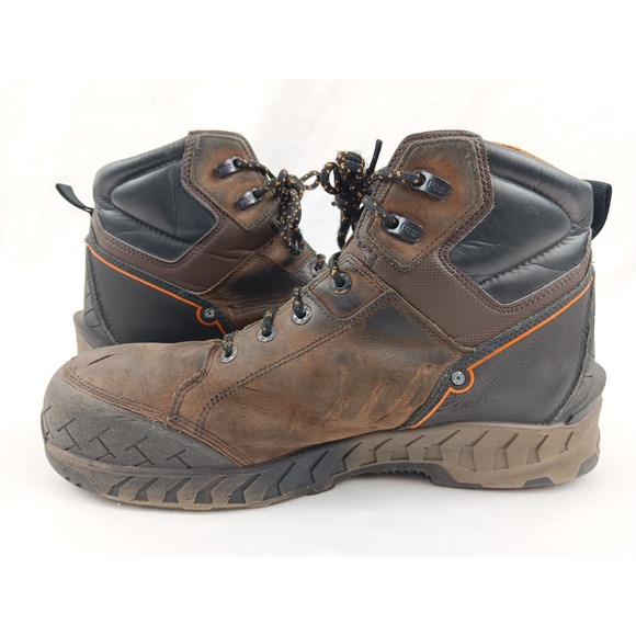 Timberland PRO Work Summit Mens Brown Composite Toe Boots Size 13M A225Q A7859 - Picture 7 of 13